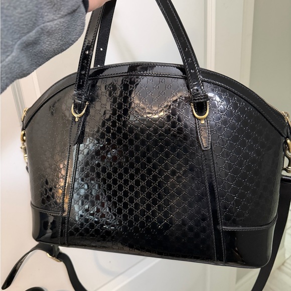 Gucci Patent Leather Black 2 way - Picture 3 of 11